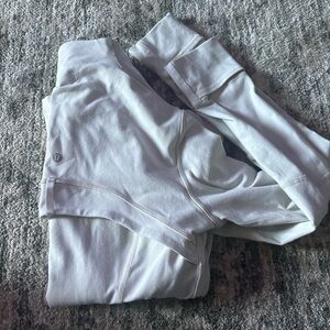 White Lululemon Long Sleeve Jacket